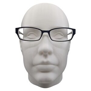 Bevel Macher 8548 NBAQ Eyeglasses Blue Grey Titanium Rectangular Frames  50-19